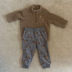 Carters fleece outfit